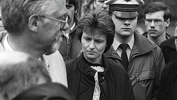 Ortstermin mit Monika Weimar, 1987